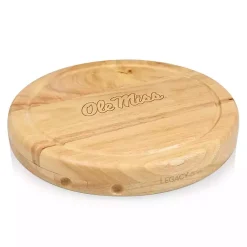 Kirklands Home Ole Miss Cheese Board and Tool Set Tan Outlet