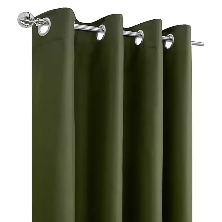 Kirklands Home Olive Alpine Blackout Curtain Panel, 84 in. Green
