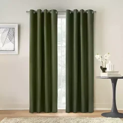 Kirklands Home Olive Alpine Blackout Curtain Panel, 95 in. Green Best