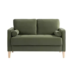 Kirklands Home Olive Chelsea Modern Loveseat Green Sale