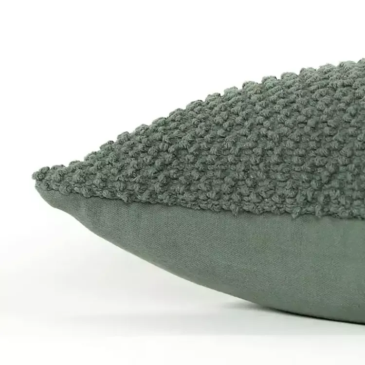 Pillows>Kirklands Home Olive Woven Nubby Pillow Green