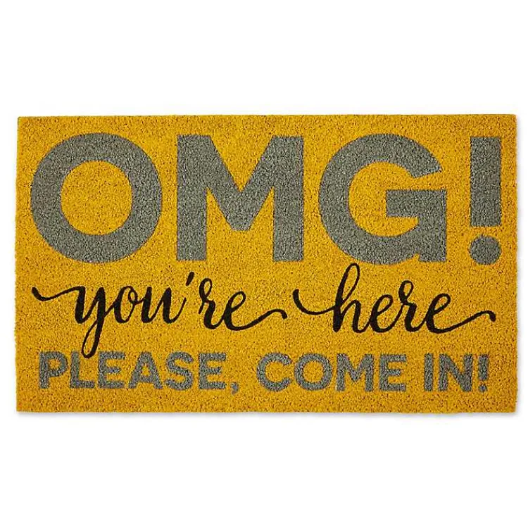 Kirklands Home OMG You're Here Doormat