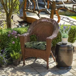 Kirklands Home Onyx Cebu 2-pc. Outdoor Wicker Chair Cushion Set
