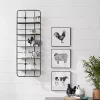 Kirklands Home Onyx Squared Iron Grid Wall Shelves Outlet