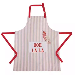 Kirklands Home Ooh La La Apron RedWhite Online
