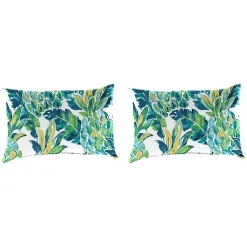 Kirklands Home Opal Vida Outdoor Lumbar Pillows, Set of 2 Green Online