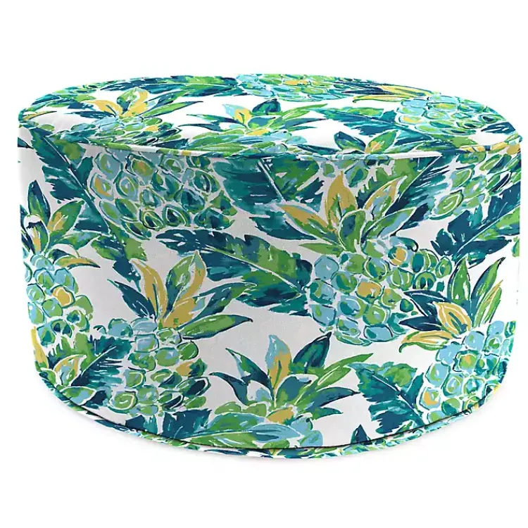 Kirklands Home Opal Vida Round Outdoor Pouf Hot