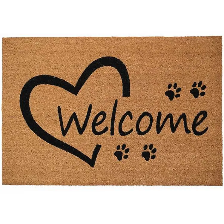 Kirklands Home Open Heart Welcome Paws Doormat Online