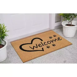Kirklands Home Open Heart Welcome Paws Doormat Online