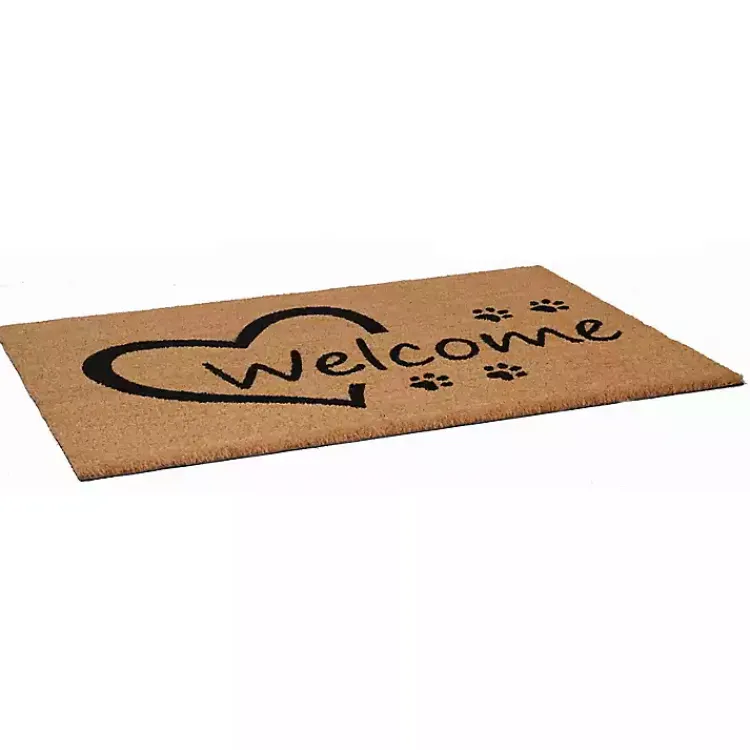 Kirklands Home Open Heart Welcome Paws Doormat Online