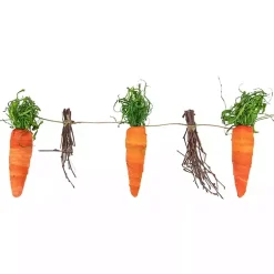 Decorative Accents>Kirklands Home Carrot and Twig Bundle Garland Orange
