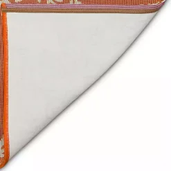 Kirklands Home Orange Coral Indoor/Outdoor Rug, 3x4 New