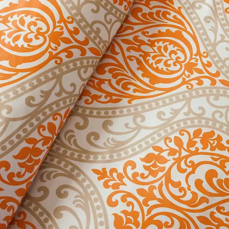 Kirklands Home Orange Damask 5-pc. Full/Queen Comforter Set Best