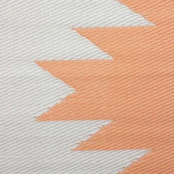 Kirklands Home Orange Geometric Outdoor Area Rug, 4x6 Outlet