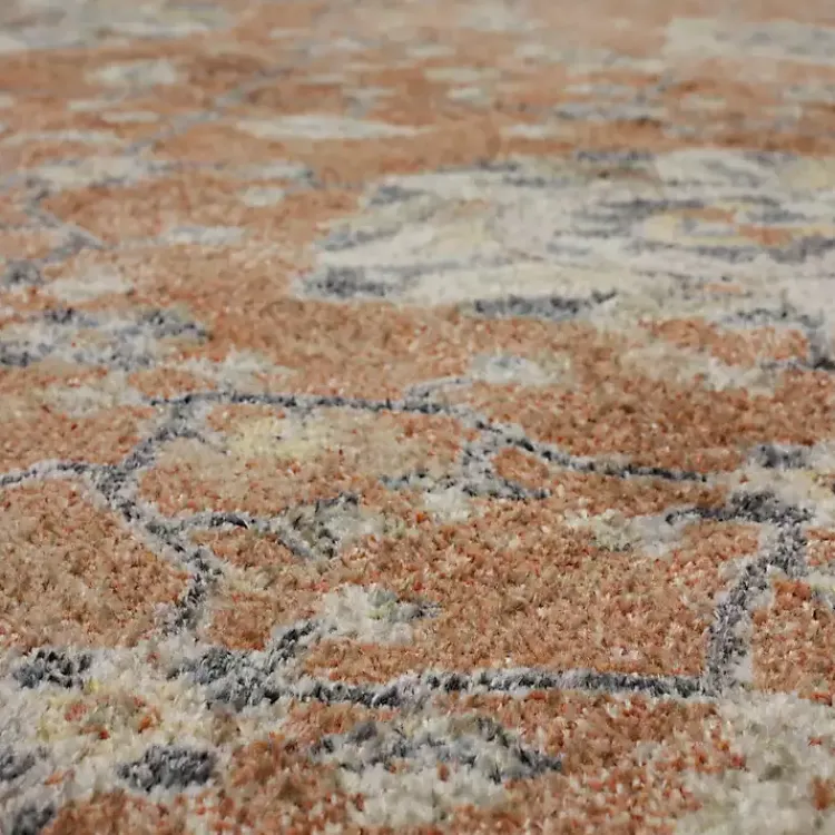 Kirklands Home Granary Floral Area Rug, 6x9 Orange Online
