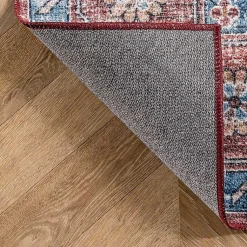 Kirklands Home Orange Medallion Washable Area Rug, 5x8 Best