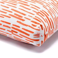 Kirklands Home Patterned Outdoor Bench Cushion Orange Clearance