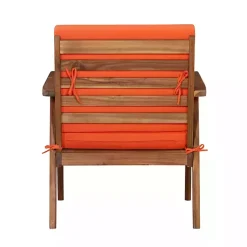 Kirklands Home 4-pc. Acacia Wood Outdoor Living Set Orange Discount
