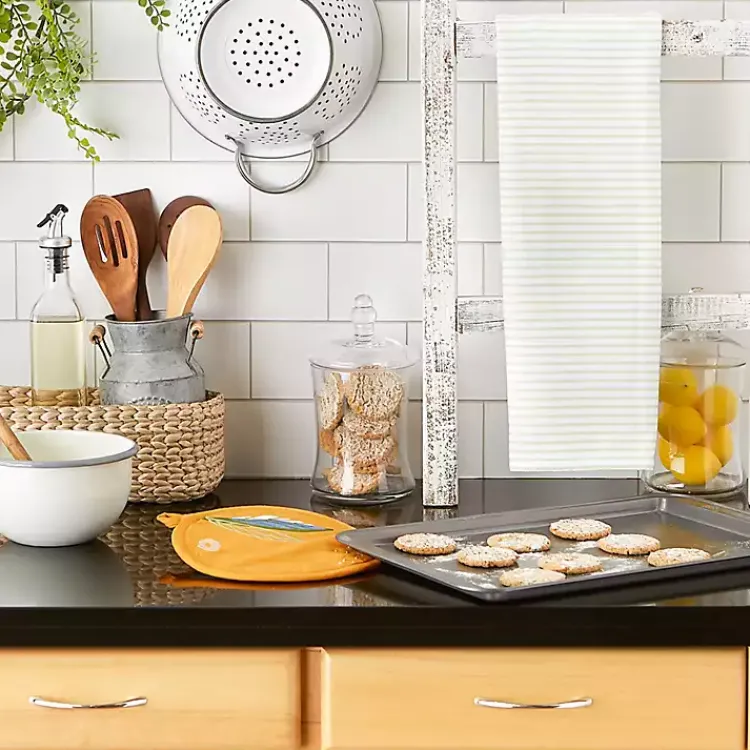 Kirklands Home Orange 2-pc. Kitchen Towel and Pot Holder Set Hot