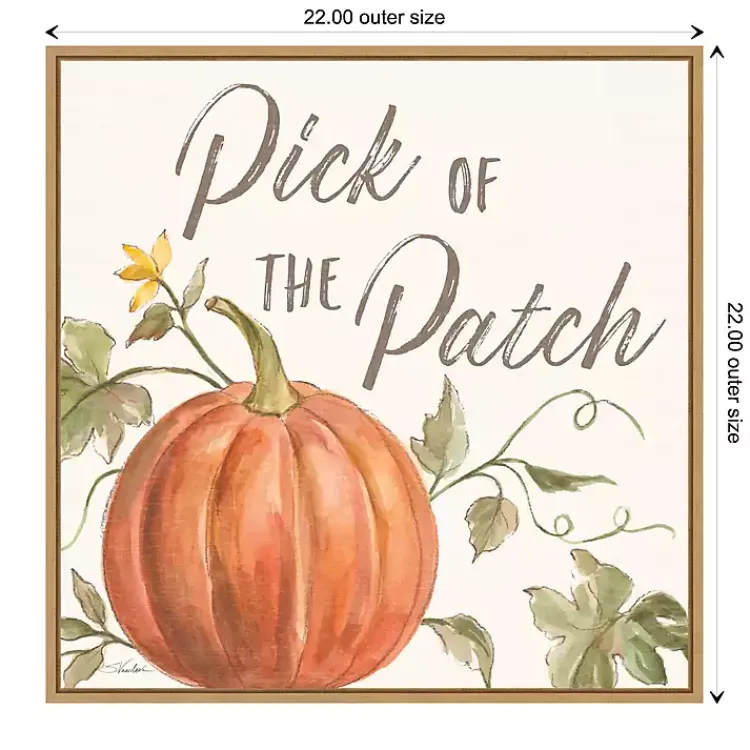 Fall>Kirklands Home Orange Pick of the Patch Framed Canvas Art Print