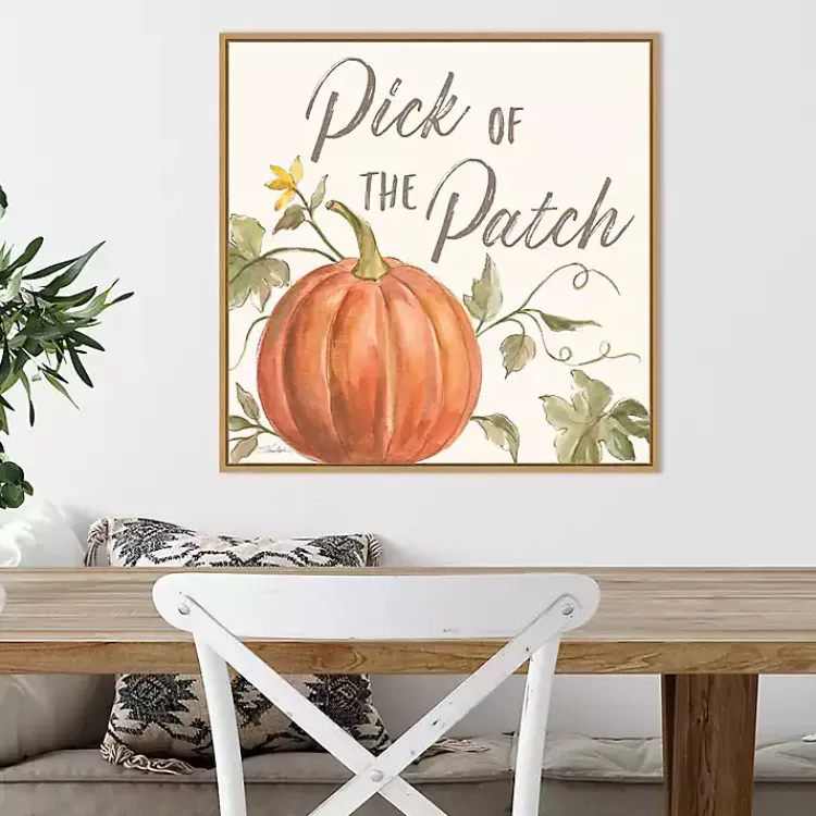 Fall>Kirklands Home Orange Pick of the Patch Framed Canvas Art Print