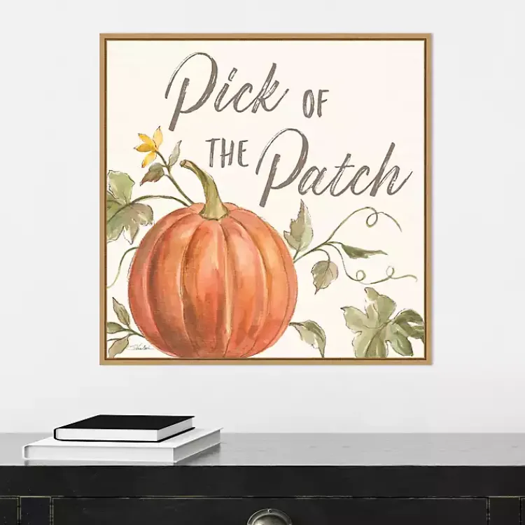 Fall>Kirklands Home Orange Pick of the Patch Framed Canvas Art Print