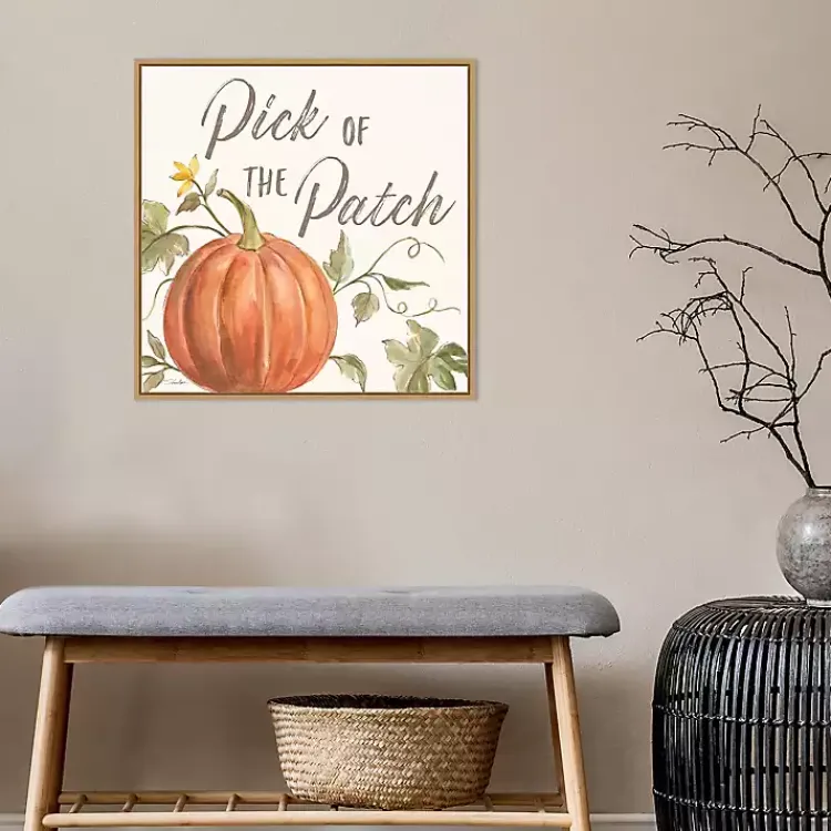 Fall>Kirklands Home Orange Pick of the Patch Framed Canvas Art Print