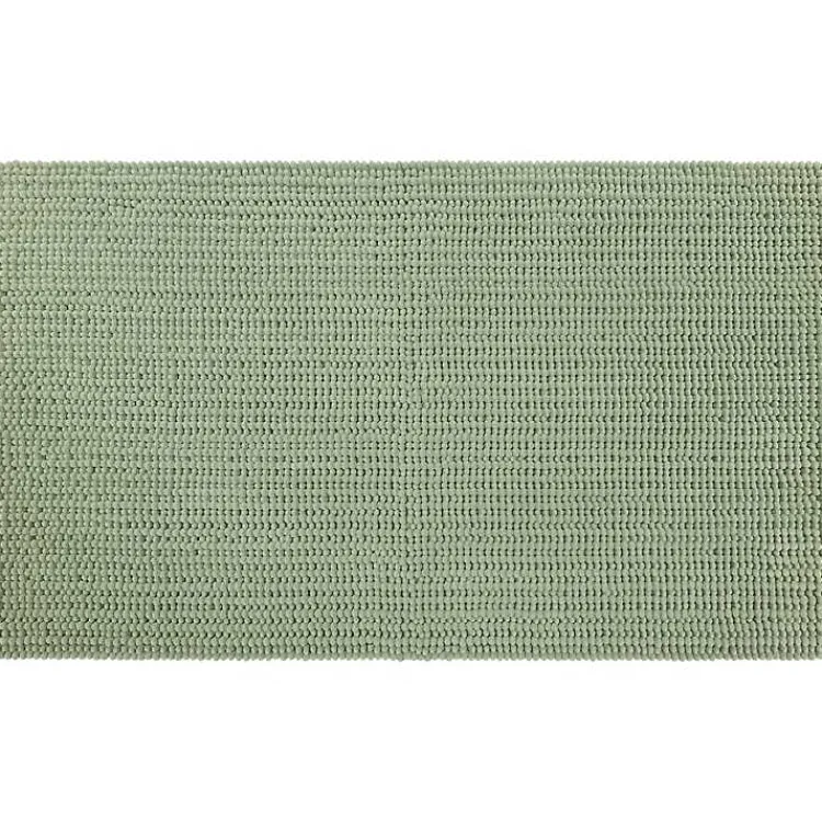 Kirklands Home Oregano Memory Foam Chenille Bath Mat, 45 in. Green Sale