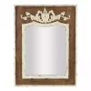 Kirklands Home Ornate Antique White Wood Wall Mirror Online