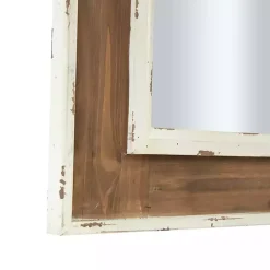 Kirklands Home Ornate Antique White Wood Wall Mirror Online