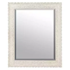 Kirklands Home Ornate Distressed Cream Mirror, 29x35 Sale
