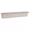 Kirklands Home Ornate Farmhouse Wooden Wall Shelf, 36 in. Outlet