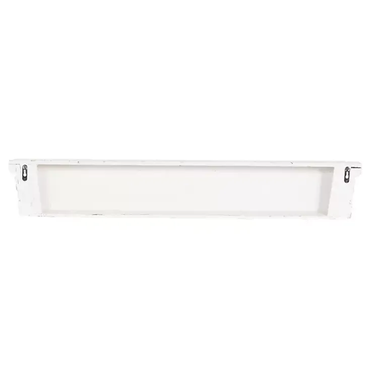 Kirklands Home Ornate Farmhouse Wooden Wall Shelf, 36 in. Outlet