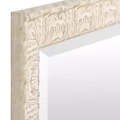 Kirklands Home Ornate Ivory Wall Mirror, 31x43 in. Online