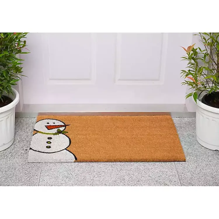 Outdoor Christmas Decorations>Kirklands Home Outdoor Snowman Festive Christmas Doormat