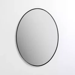 Kirklands Home Oval Black Nouveau Linear Wall Mirror Best