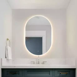 Kirklands Home Oval Jax LED Wall Mirror Best