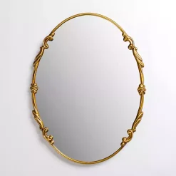 Kirklands Home Oval Louisa Gold Wall Mirror Best