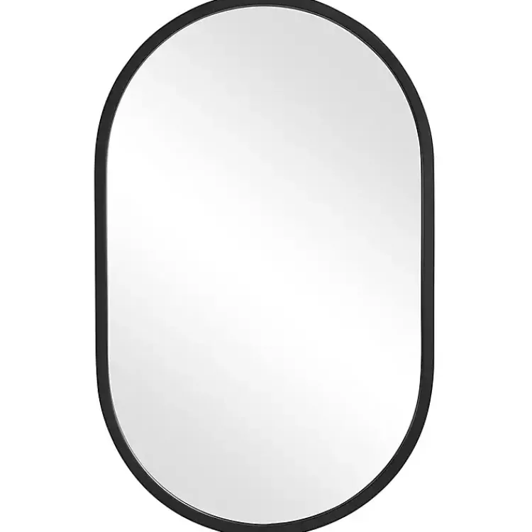 Kirklands Home Oval Matte Black Frame Mirror Sale