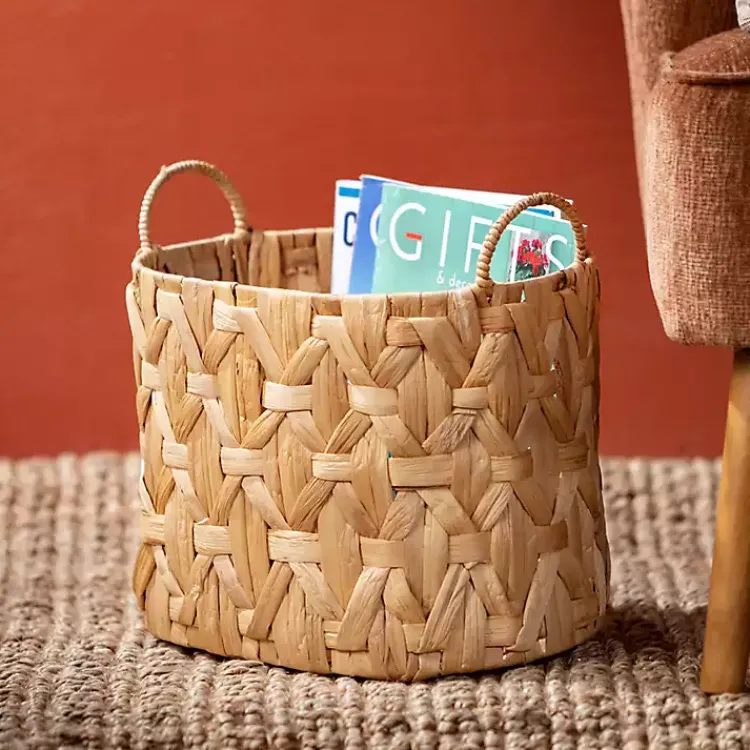 Baskets & Boxes>Kirklands Home Oval Natural Woven Baskets, Set of 3 Tan