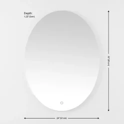 Kirklands Home Oval Nolan LED Wall Mirror Sale