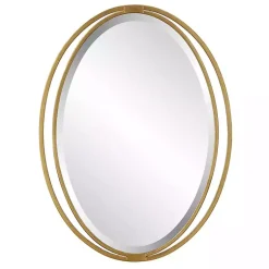 Kirklands Home Oval Rhodes Gold Wall Mirror Hot