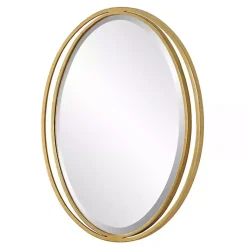 Kirklands Home Oval Rhodes Gold Wall Mirror Hot