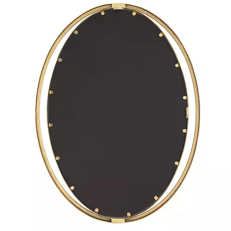 Kirklands Home Oval Rhodes Gold Wall Mirror Hot