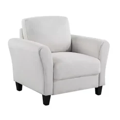 Kirklands Home Oyster Walter Accent Chair Ivory Discount