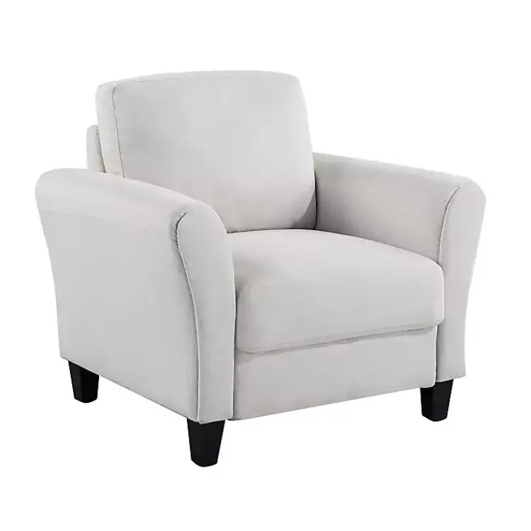 Kirklands Home Oyster Walter Accent Chair Ivory Discount