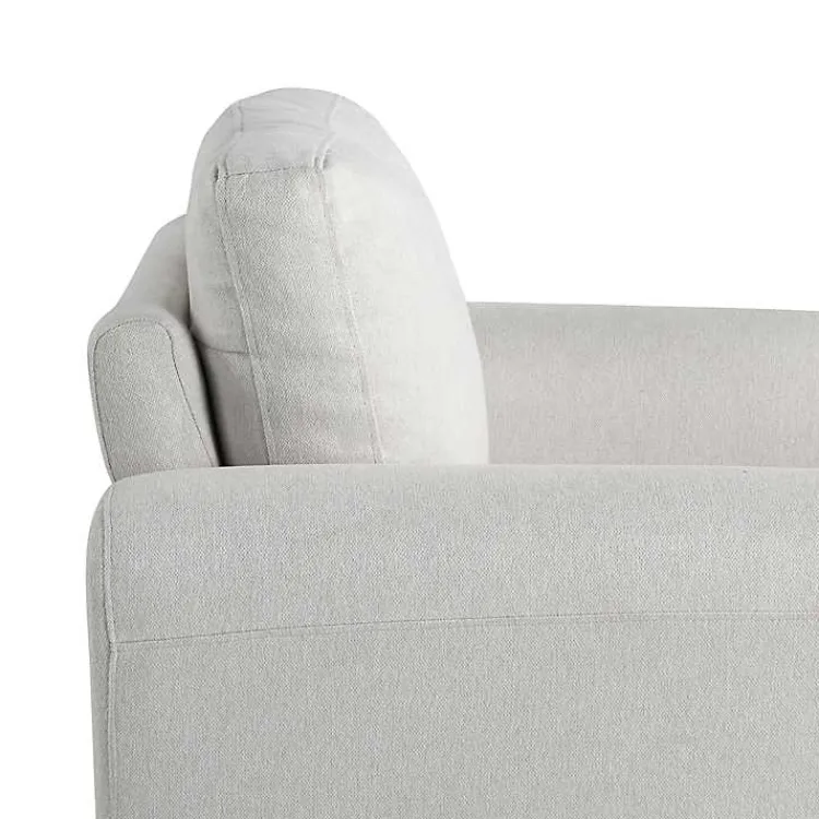 Kirklands Home Oyster Walter Accent Chair Ivory Discount