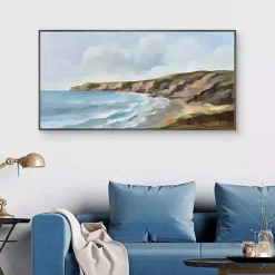 Kirklands Home Pacific Coast Framed Canvas Art Print Multi Hot