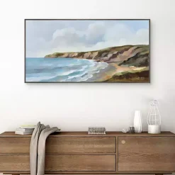 Kirklands Home Pacific Coast Framed Canvas Art Print Multi Hot
