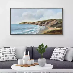 Kirklands Home Pacific Coast Framed Canvas Art Print Multi Hot